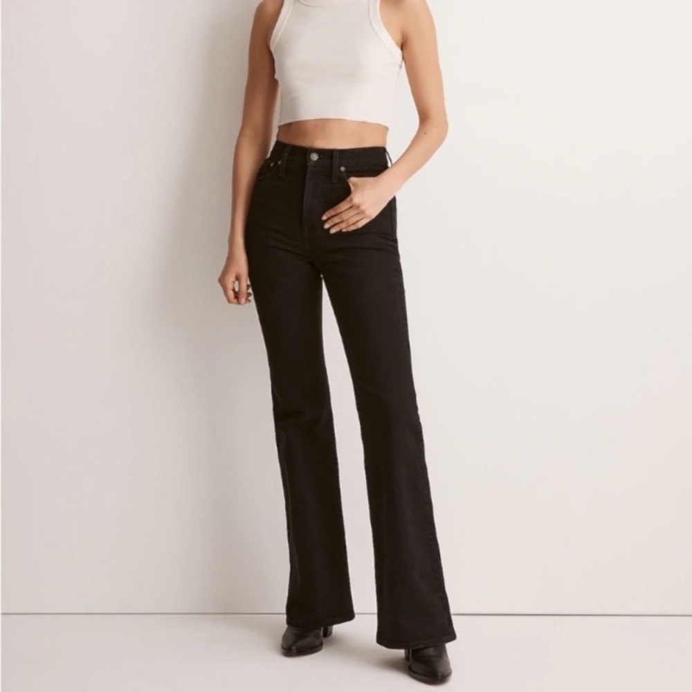 Madewell Black Perfect Flare Vintage Jeans